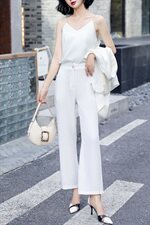 缎面吊带背心女外穿2021新款宽松内搭显瘦无袖上衣女，女装背心吊带，海爱依仁