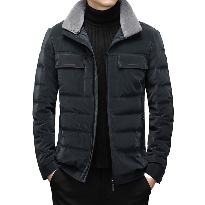 羽绒服商务休闲冬季可脱卸毛领加厚款保暖外套男装MYYL68007-P260,男装羽绒服,电商B212（原钱塘6029）