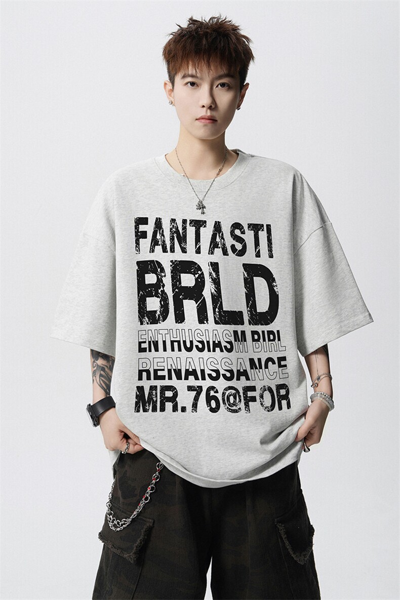 240g美式重磅短袖T恤FSDX278M-5XL特批25无差价控48,男装T恤,电商B219B
