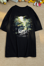 印花T恤百搭套头纯棉T恤衫1209-1T16-P30，男装T恤，星座1209-1