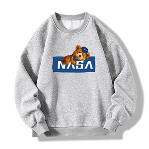 NASA 圆领卫衣男大码加厚加绒长袖t恤男S6247-P28 加绒款-P33图片