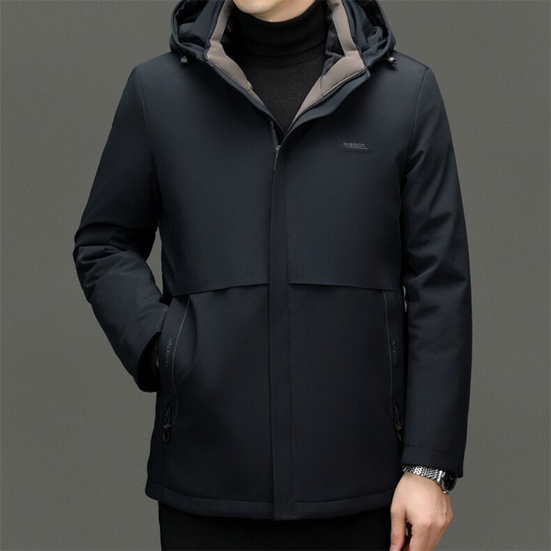 男装羽绒服YR24801新品主推90绒子商务23801升级款内胆可脱卸,男装羽绒服,钱塘207-1