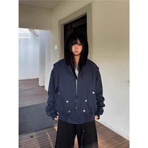 1506/YRJM50290/P116毛领外套兔毛短款冬季座山雕棉服图片