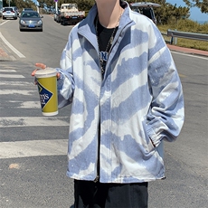 温柔风外套春秋高街棒球服复古两面穿上衣盐系克宽松W1201-P70，男装夹克，星座512-2