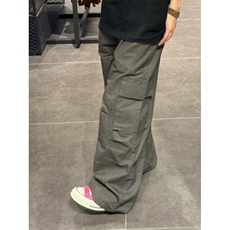 【网图】灰绿色速干工装裤男款夏季美式机能直筒阔腿裤KZ29WW-P50，男装工装外套，星座1007（原301D）