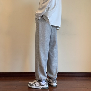 秋季新款休闲宽松设计感直筒长裤K116p28加绒35图片