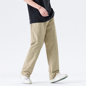 夏季2025新款男精美刺绣小众设计感宽松百搭休闲长裤DY5008-P67图片
