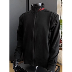 刺绣德绒打底衫男款冬季健身跑步运动训练服立领修身卫衣WW13，男装T恤，星座1116A（原606A-3）