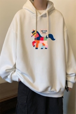 连帽卫衣男大码胖子帽衫大号运动服WY2458-P35，男装卫衣，电商A040