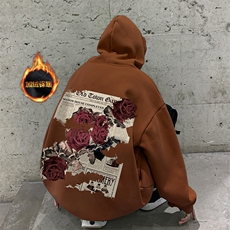 抖音供货、复合重磅加绒现货连帽卫衣宽松D223A-JR-WY2324-特P40，男装卫衣，电商019-1