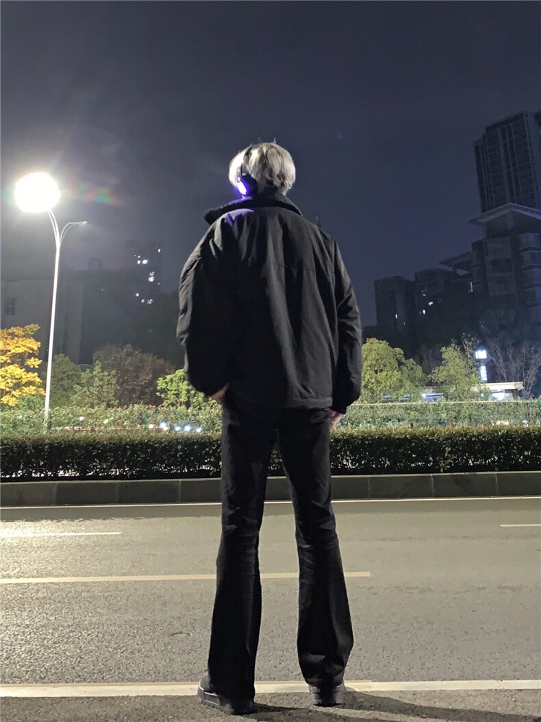 高街vibe纯色牛仔裤男款夏季修身微喇叭裤控价68常规55加绒65,男装牛仔裤,星座310A-4