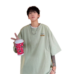 230g重磅纯棉! 夏季短袖t恤男半袖男    XT472-特P19图片