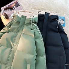 情侣插肩袖棉衣潮牌面包服男学生防风连帽青少年潮流连帽棉衣港风，男装棉衣，星座1013