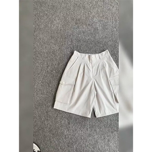 CP1198-P40 休闲工装短裤五分裤夏季新款男生纯色宽松大口袋短裤图片
