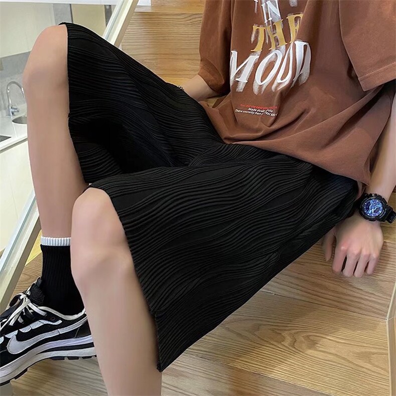男夏季潮流时尚休闲短裤波浪纹短裤FK913P25,男装休闲裤,星座1116-2