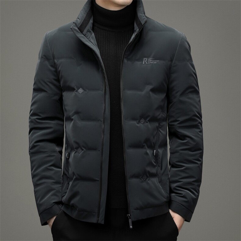 冬新新款羽绒服男立领中年男士休闲外套上衣爸爸装YYYR07863-P245,男装羽绒服,电商B212（原钱塘6029）