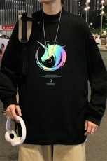 M18138-P45加绒款-P65半高领毛衣男士大码针织衫男毛线衣男，男装针织衫/毛衣，电商A040