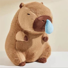 伯仟合毛绒玩具 鼻涕水豚