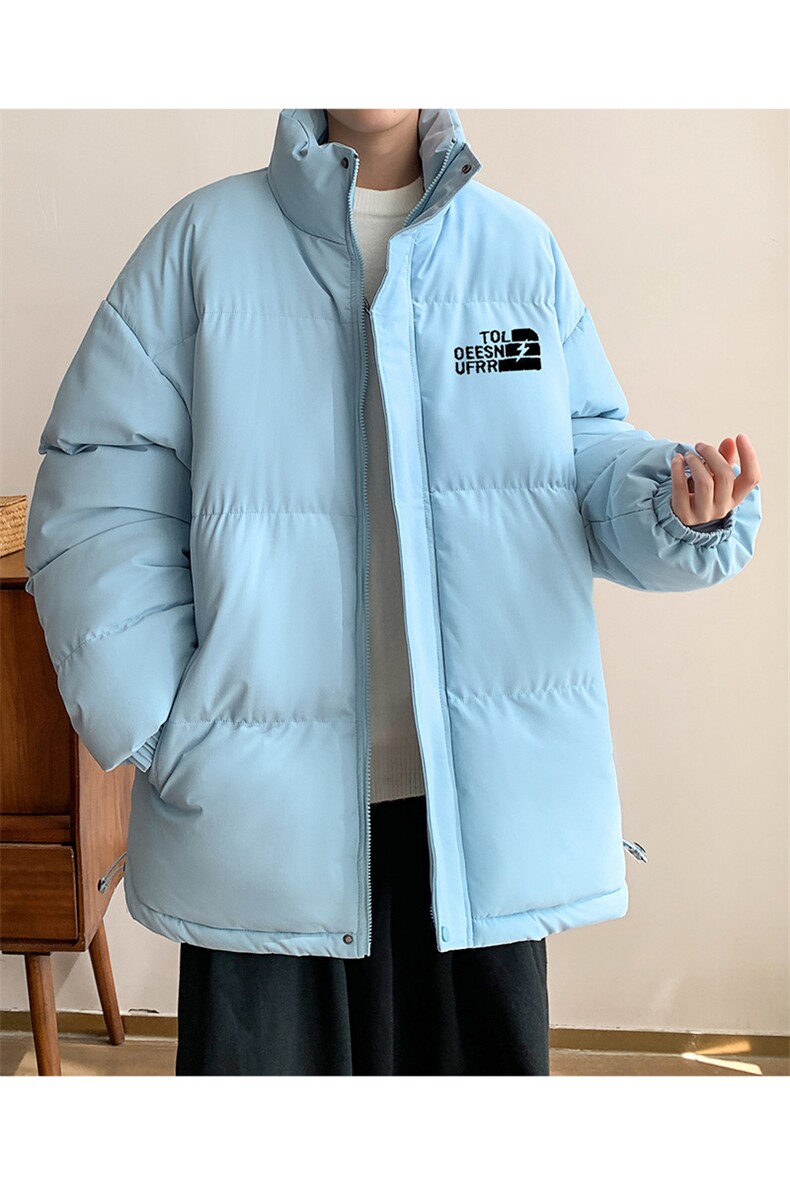 棉衣男冬季新款港风大码立领羽绒棉面包服学生棉服MF900-P58(现货,男装棉衣,星座214-3