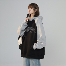 2025春季插肩袖圆领卫衣WY852/P65控89-面布100棉底布100涤420克，男装卫衣，电商A148-1