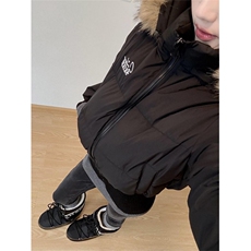 1506A/G78340/P89棉服女冬季字母刺绣百搭短款棉衣外套，男装棉衣，星座1506A