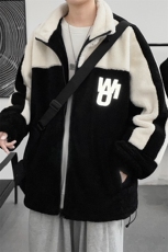 冬季宽松棉衣外套男新款加绒加厚羊羔绒外套男8853-P115控价138，男装棉衣，电商A441-1