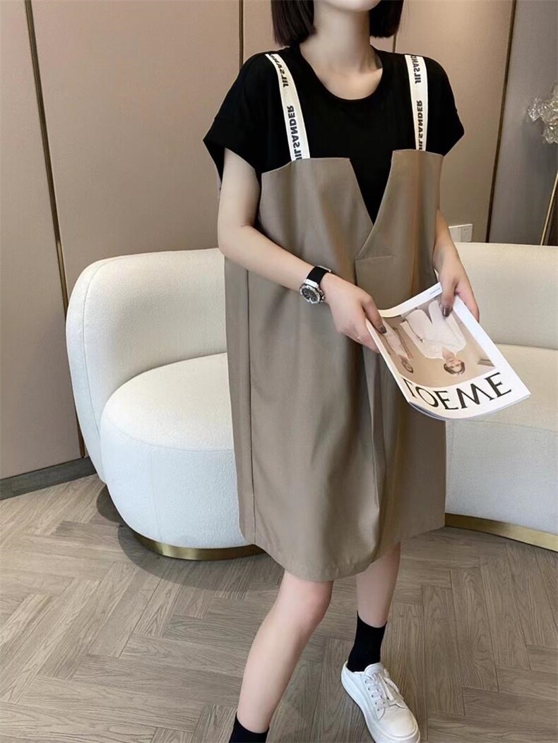 假二件连衣裙，女装连衣裙，可纳奇