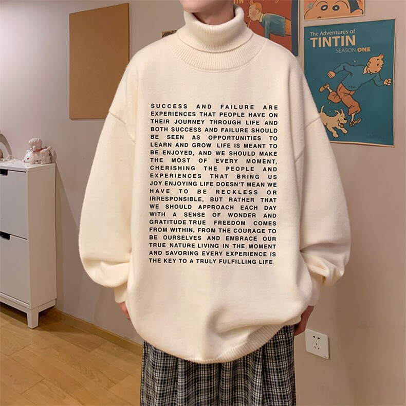 控68高领毛衣男士大码内搭毛线衣男 GM45351-P45加绒款-P65图片