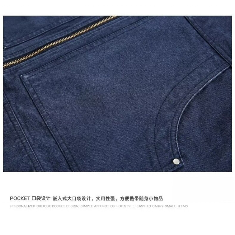 1506/Q76700/P64立领电焊牛仔外套,男装工装外套,星座1506