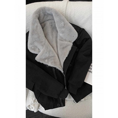 现货！龙叨叨纯棉大毛领加绒加厚夹克棉服1005-Q02-P138控210，男装夹克，星座1005