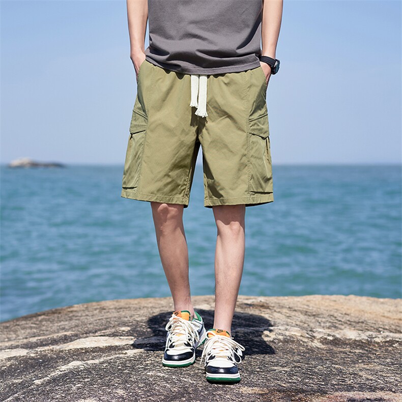 【深度库存】夏季休闲短裤男薄款冰丝中裤五分裤男B381/366,男装牛仔裤,电商B381（原B382）