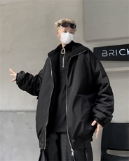 F102-P78韩版潮牌工装加棉夹克男2024秋冬新款潮牌夹棉棒球服男，男装夹克，星座512-6