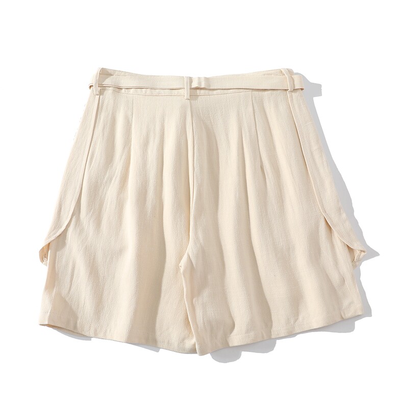 DSA203-K15特p45风夏季男棉麻休闲裤日系短裤五分中裤平铺,男装牛仔裤,星座815（原A203）