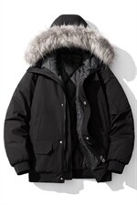 3000件现货可脱卸毛领S-5XL大码涤纶棉衣男MY77917P138控198，男装棉衣，星座226-2