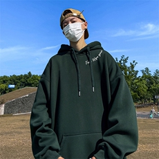 抖音得物供货可提供视频春装重磅美式宽松连帽卫衣DL2416，男装卫衣，电商A486-1
