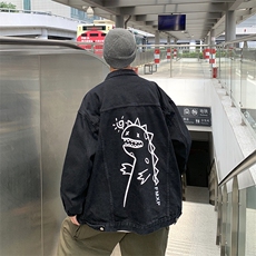 大货2023春季情侣牛仔夹克港风男士大码宽松外套JK805-P68，男装夹克，星座1103-3