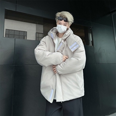 现货美式宽松三防加厚保暖连帽棉服MY183特P80，男装棉衣，星座205-3