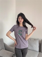 新款时尚韩版休闲运动宽松百搭短袖T恤，女装T恤，L·H·X