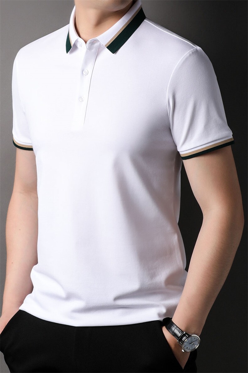 F82028钱塘2020-1夏季新款男装POLO衫翻领纯色男士短袖T恤主推P43,男装T恤,钱塘207-1