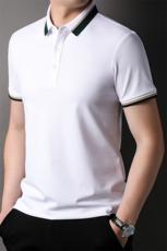 F82028钱塘2020-1夏季新款男装POLO衫翻领纯色男士短袖T恤主推P43，男装T恤，钱塘207-1