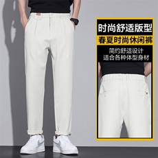 米白色长裤