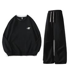 春季新款现货情侣套装男DSA157B-TZ5865-P80，男装休闲套装，电商A157B