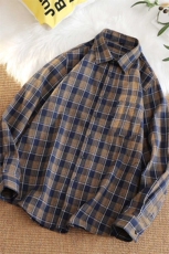 抖音直播高品质长袖格子衬衫男现货58元DS-C323-1-CS1948-P38，男装衬衫，电商C323-1