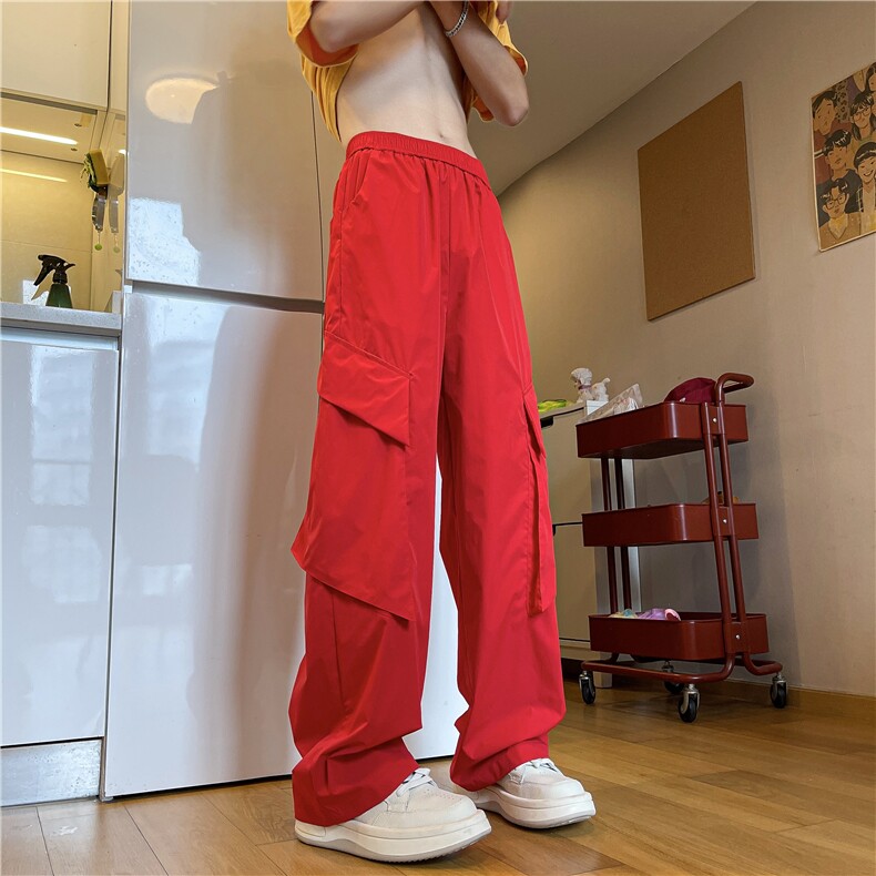 春夏新款潮牌欧美高街vibe美式工装裤X1002-1-BK2309-P53,男装工装外套,星座1002-1