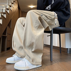 2024新款宽松型伐木裤子宽松微弹直筒休闲裤青少年现货K8186-P35，男装休闲裤，星座512-3
