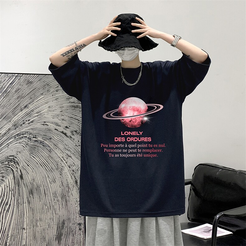 Q11184-P30春夏季七分袖t恤男大码五分袖男短袖中袖大皂风,男装T恤,电商A040