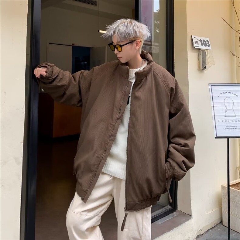 新款棉衣男冬季棉袄外套面包服YM9050P88,男装棉衣,星座1116-2