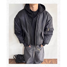 2025新款冬季棉服棉衣男生加厚保暖面包服运动休闲潮牌帅气外套，男装棉衣，四季星座505