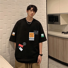 麂皮绒短袖t恤男大码半袖男JD82121-P25，男装T恤，电商A040