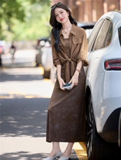 韩系衬衫吊带穿搭休闲套装裙女2025夏秋气质显瘦时尚············，女装套装/套裙，涵墨